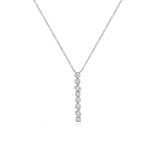 Multi Shape Bezel Diamond Necklace
