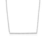 Diamond Bar Necklace