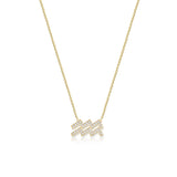 Zodiac Sign Diamond Necklace