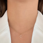 Mini Initial Pave Charm
