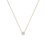 Medium Diamond Solitaire Necklace