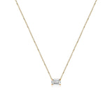 Medium Diamond Solitaire Necklace