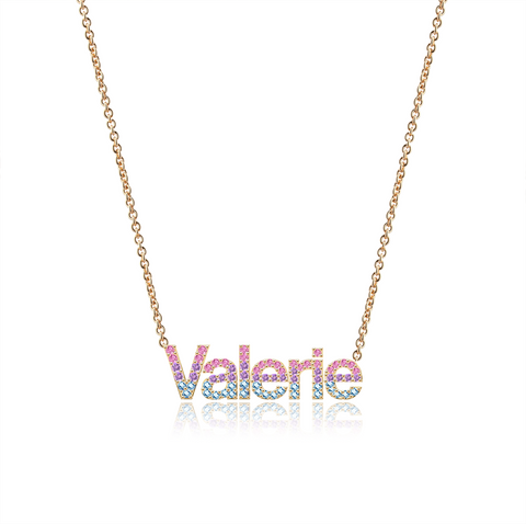 Ombre Name Necklace