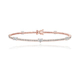 Five Multi Shape Diamond Tennis Bracelet