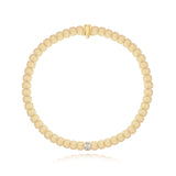 Emerald Cut Diamond Golden Bracelet