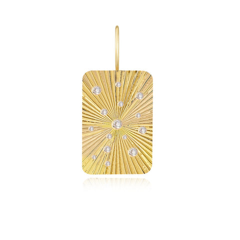 Scattered Fluted Tag Charm