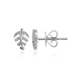 Small Leaf Pave Studs