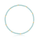 Gemstone and Gold Bead Bracelet