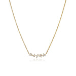 Multi Shape Five Diamond Necklace