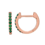 Small Gemstone Huggie