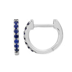 Small Gemstone Huggie