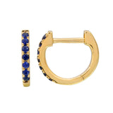 Small Gemstone Huggie