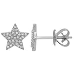 Large Pave Star Studs