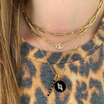 Pave Evil Eye Cuban Chain Necklace