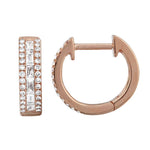 Baguette Pave Huggies