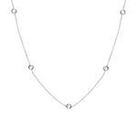 Five Diamond by the Yard Necklace