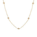 Five Diamond by the Yard Necklace
