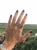 Double Band Pave Ring