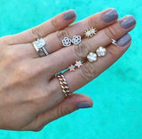 Large Pave Star Studs