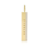 Side Pave Bar Charm