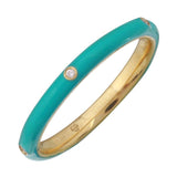 Enamel Five Diamond Ring
