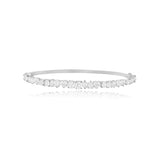 Vertical Multi Shape Diamond Bangle