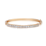 Baguette Diamonds Sliding Bangle