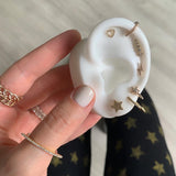 Large Pave Star Studs