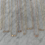 Diamond Name Paperclip Necklace